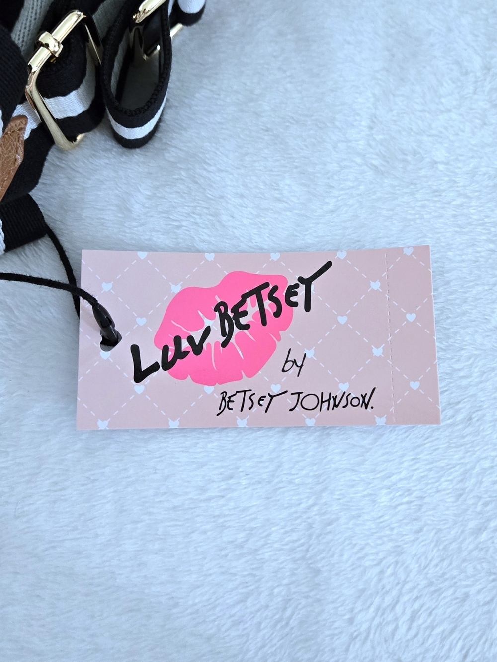 Luv Betsey💋 By Betsey Johnson Denim Teddy Bear🧸 Bag👜 - NWT - Picture 11 of 16
